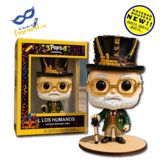 Figura 3D "3 Pop´s 4 Los humanos" en Resina Premium