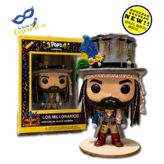 Figura 3D "3 Pop´s 4 Los millonarios" en Resina Premium