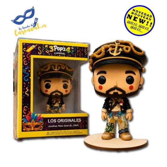 Figura 3D "3 Pop´s 4 Los originales" en Resina Premium
