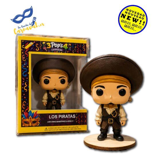 Figura 3D "3 Pop´s 4 Los piratas" en Resina Premium
