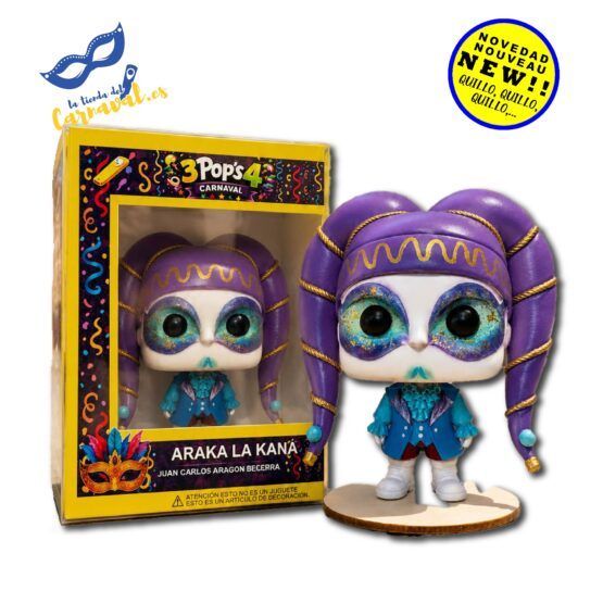 Figura 3D "3 Pop´s 4 Araka la Kana" en Resina Premium