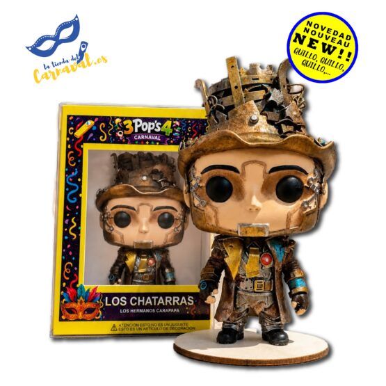 Figura 3D "3 Pop´s 4 Los chatarras" en Resina Premium