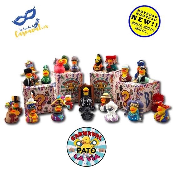 Caja sorpresa "Mini pato carnavalero" - Edición coleccionista.