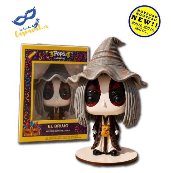 Figura 3D "3 Pop´s 4 El brujo" en Resina Premium