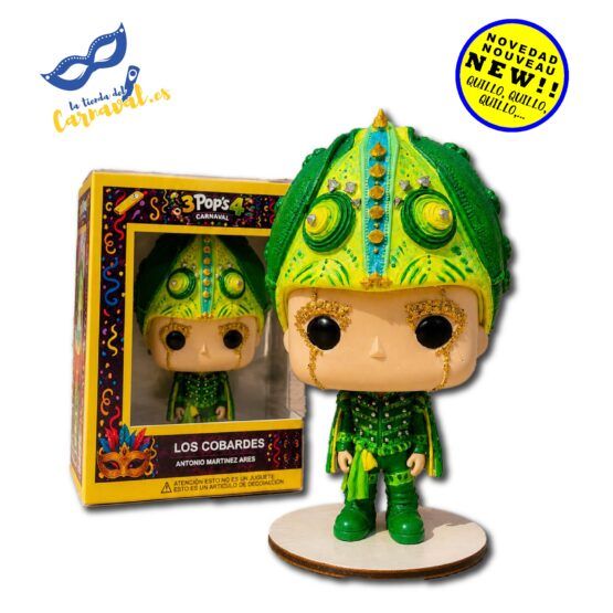 Figura 3D "3 Pop´s 4 Los cobardes" en Resina Premium