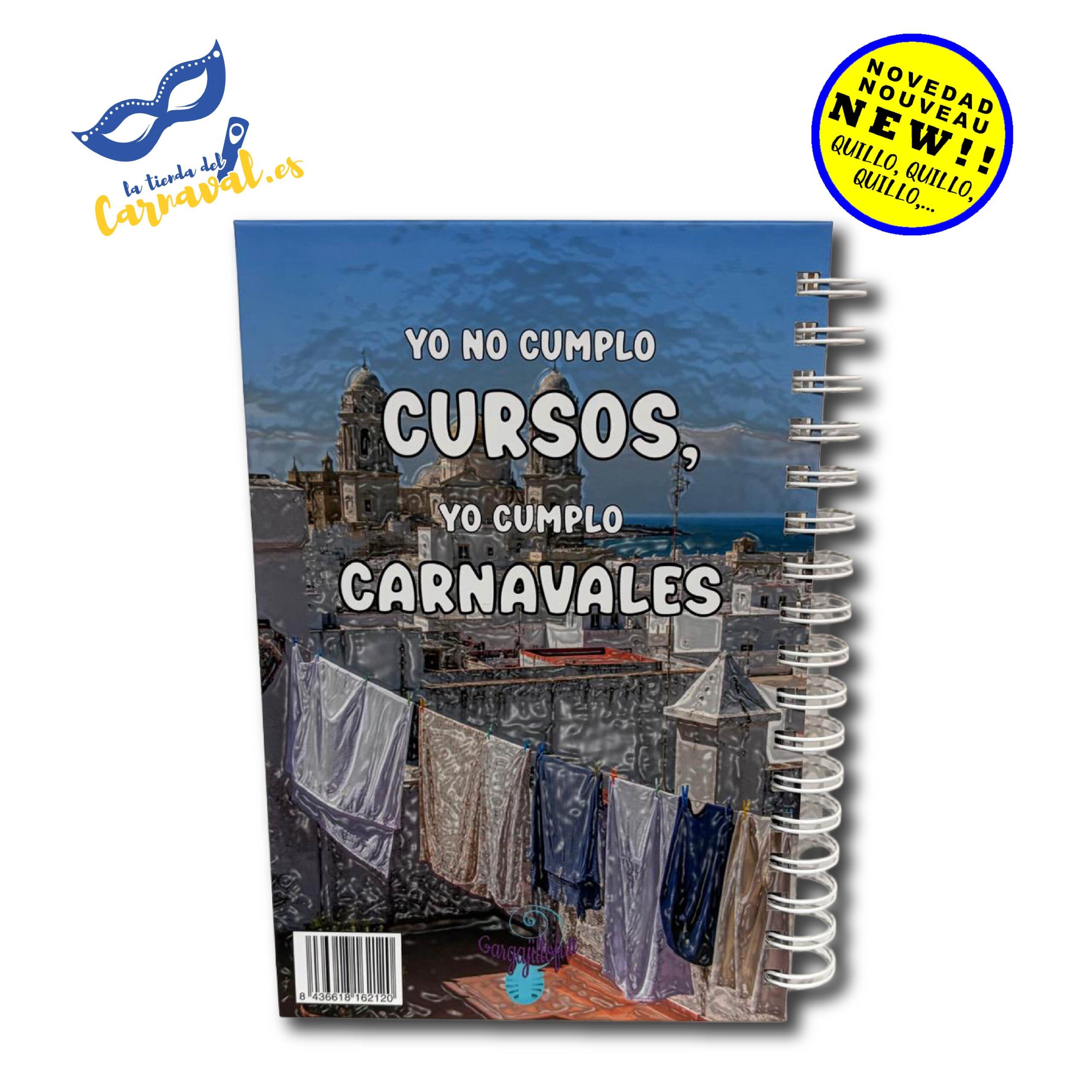 Pack Agenda Escolar 2026-2027 ‘Yo Cumplo Carnavales’ + Pegatinas – pon orden con alegría - Imagen 2