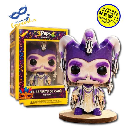 Figura 3D "3 Pop´s 4 El espíritu de Cádiz" en Resina Premium