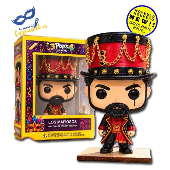 Figura 3D "3 Pop´s 4 Los mafiosos" en Resina Premium