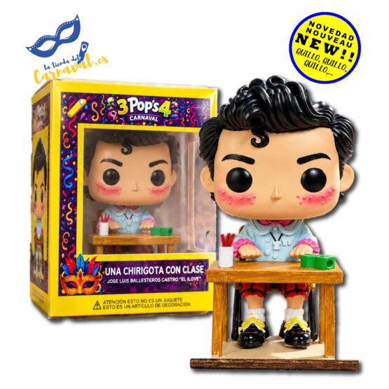 Figura 3D "3 Pop´s 4 Una chirigota con clase" en Resina Premium