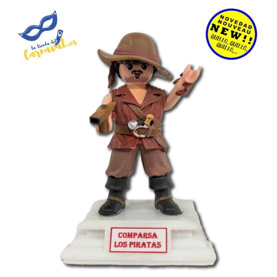 Figura Playmobil Customizada del Carnaval de Cádiz – "Los piratas"